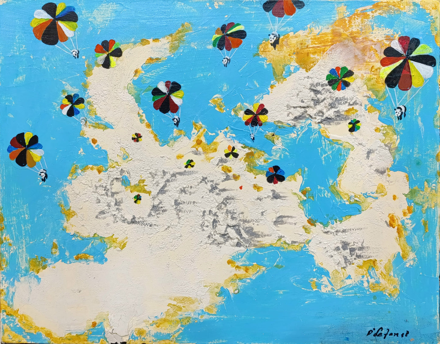 Floating Over the World