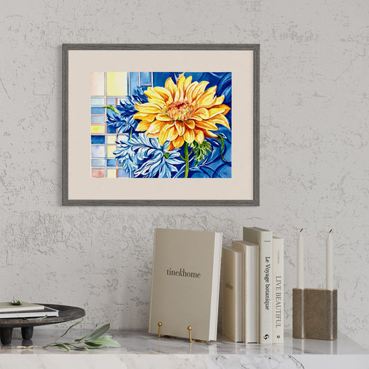 Yellow Chrysanthemum Floral Heritage