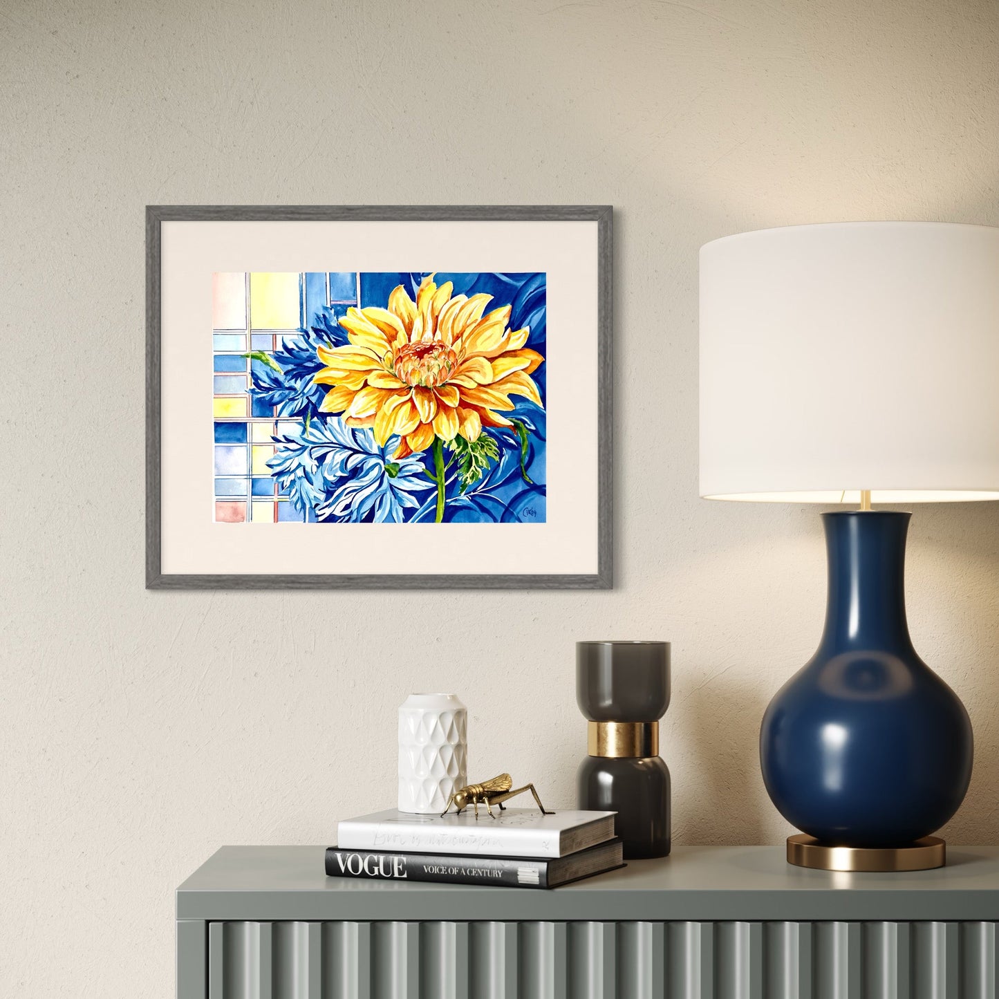 Yellow Chrysanthemum Floral Heritage