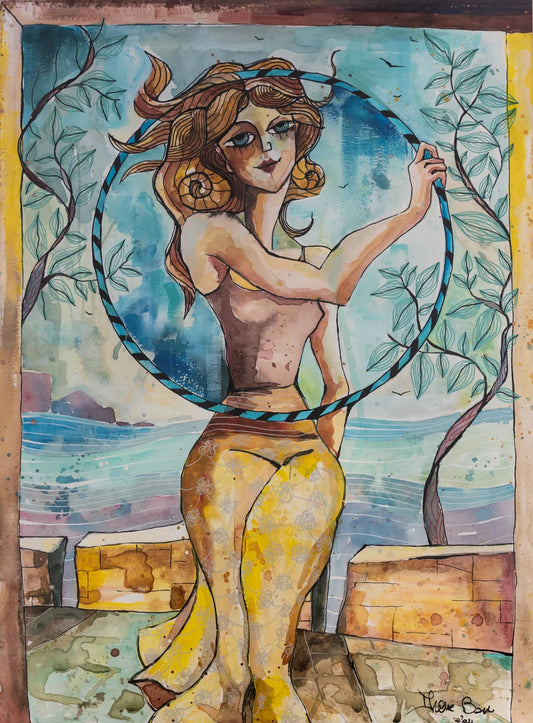 Girl with Arch
