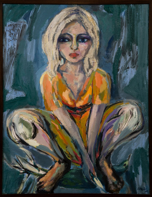 Squatting Woman