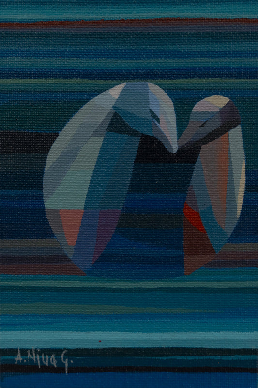 Embrace in Blue