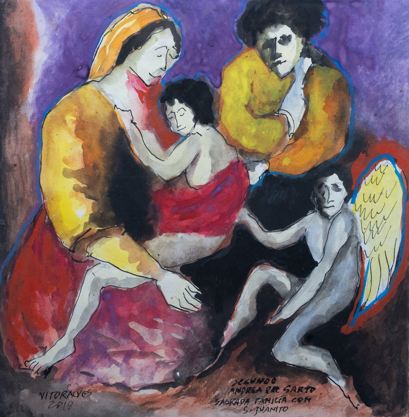 Sagrada família com S. Juanito