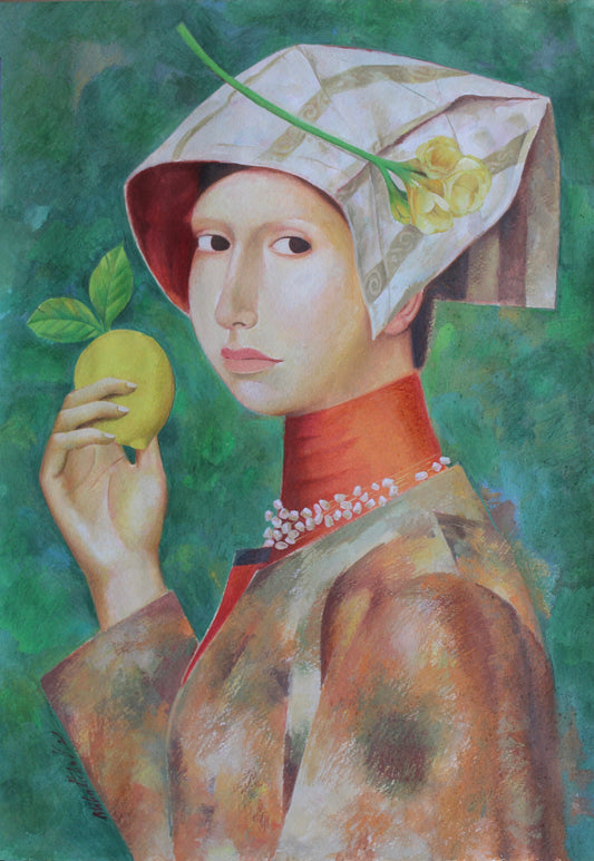 Portrait With Lemon