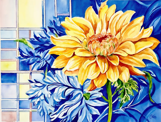 Yellow Chrysanthemum  Floral Heritage